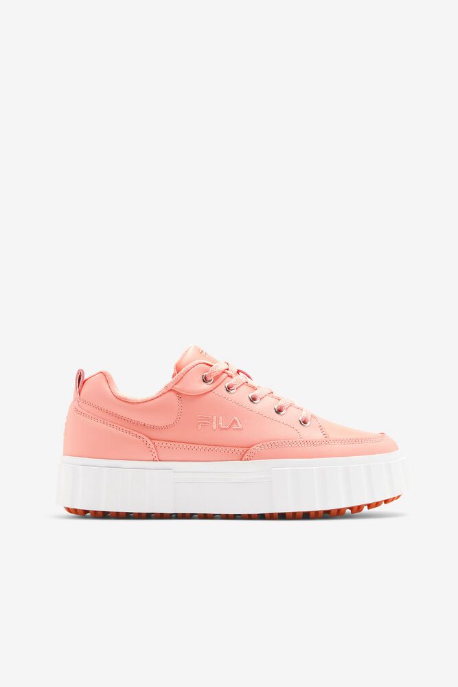 Fila Sneakers Sandblast Low Womens Apricot - India MAJ-062431